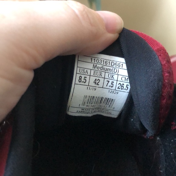 BROOKS GHOST 12 RED/BIKING RED/BLACK Running Shoes - Picture 8 of 11